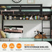 Premium Solid Wood BunkBed TwinOverTwin FullLengthGuardrails