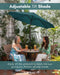 6 Ft Outdoor Patio Umbrella, Easy Open/Close Crank and Push Button Tilt Adjustment - Dark Teal Market Umbrellas