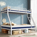 Twin over Full Bunk Bed Set with 6" Twin & Full Memory Foam | Sturdy Frame with Guardrails & Ladder, 400 Lbs Bunk, Space-Saving, Easy Assembly, Dorms for Adults.