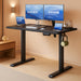 Standing Desk Adjustable Height Stand up Home Office Desk,‎ 48X24 Inch Electric Standing Computer Desk, with 4 Memory Presets, Headphone Hook, Cable Organizer, Black