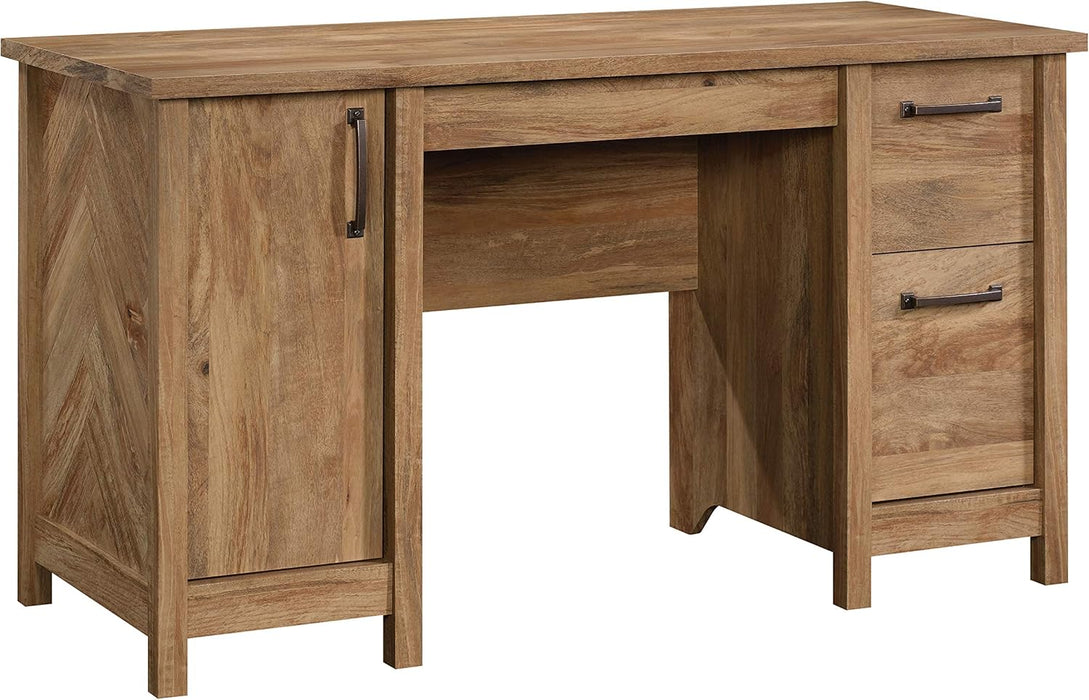 Cannery Bridge Desk Sindoori Mango Featuring Drawers