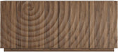 59" Modern Buffet Cabinet with 3D Water Ripple Doors, Sideboard Storage Cabinet with Wooden Base, Freestanding Credenza Console Table for Dining Room Living Room Entryway Coffee Bar, Walnut