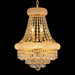 Empire Crystal Chandeliers K9 Crystals Gold Finish