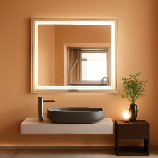Backlit Ultraframeless 24x32 Inches LED Vanity Mirror