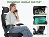 Ergonomic Office Chair - 330LBS Computer Desk Chair with Headrest&Lumbar