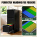 3 Drawer File Cabinet for Home Office, Vertical Filing Cabinet