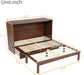 Queen Murphy Bed Cabinet Walnut PowerStationIntegrated