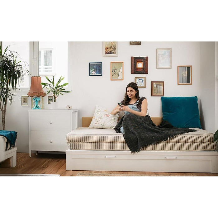 White Nightstands with 2 Drawers