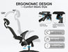 Office Chair - Ergonomic Desk Chair with Headrest Support for Adults