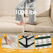 Beige 89Inch ExtraDeepCushionedUpholsteredSofa RemovableCovers