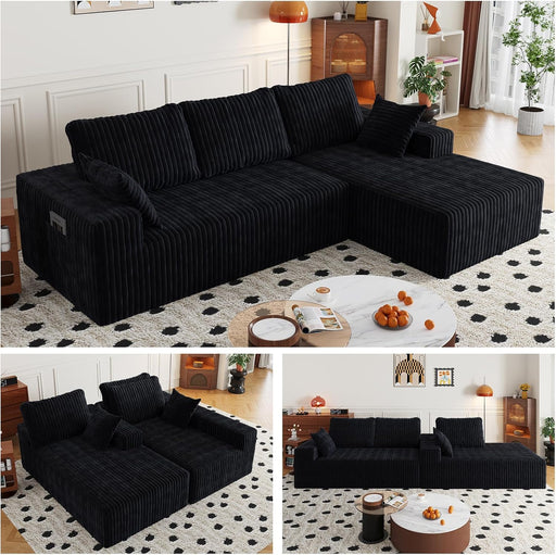 108 Inch Ultra Modular Sectional Sofa CloudMemoryFoam