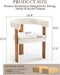 Boucle Dining Chairs Set of 4, Mid Century Modern Dining Room Chairs with Solid Wood Legs, Terry Fabric Upholstered Kitchen Chairs, Accent Vanity Chair for Living Room (Cream,4)