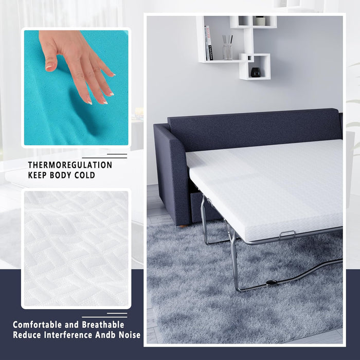 5Inch Memory Foam Queen Sleeper Mattress CertipurUS