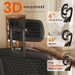 Ergonomic Office Chair, High Back Home Desk Chair with Flip-Up Arms, 3D Headrest, 90-120° Tilt and Wide Cushion Seat, Big and Tall Computer Chairs for Man Woman, Mesh Chair -Midnight Cloud