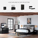Signature Design by Ashley Maribel Transitional Full Panel Bed, Foundation or Box Spring Needed, Black