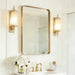 Gold Bathroom Mirror 24"X36", Rectangle Mirror for Bathroom Sink