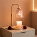 Candle Warmer Lamp with Timer Electric Adjustable Height Candle Warmer Dimmable Wax Warmer Lamp Jar Candles with 2 Bulbs for Home Decor & Office