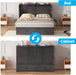 Queen Murphy Wallbed Cabinet With USB ChargingStation