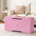Rose Pink 39.4Inches PremiumStorage Bench Toy Chest
