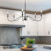 Archer 47Inch Black Chandelier Modern Farmhouse Design