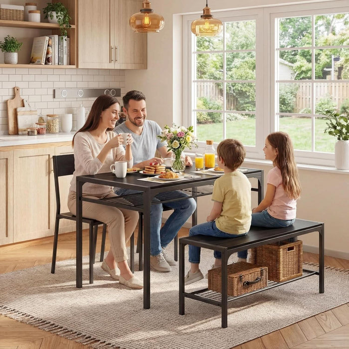 4-Piece Dining Table Set for 4, Kitchen Table