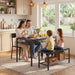 4-Piece Dining Table Set for 4, Kitchen Table