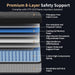 12 Inch Hybrid Mattress -Full Memory Foam & Individual Pocket Springs