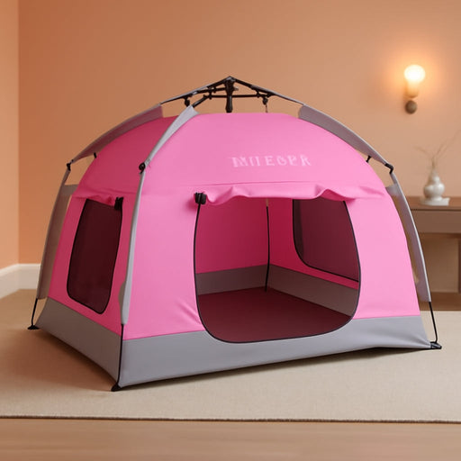 Kids Play Tent-Portable Playhouse Children House -Easy Set up Indoor Outdoor with Carry Bag for Kids-Light Strip Design for Night Use -Space for Children and Parents-Birthday