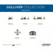 Gulliver 22 In. 2-Light Graphite and Weathered Driftwood Farmhouse Flush Mount Ceiling Light