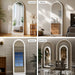 LED Arched Full Length Mirror with Lights 65"X24"
