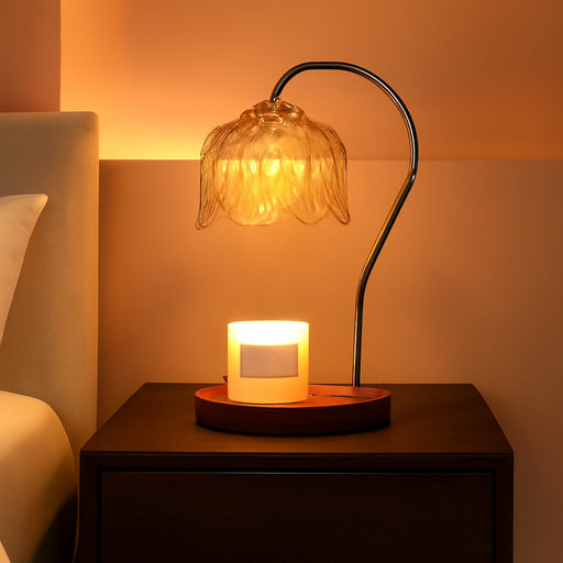 Candle Warmer Lamp Dimmable with Timer- Mothers'S Day Gifts for Mom, Fragrance Flower Candle Lamp with 2 *50W Bulbs, Wax Melter Warmer Lamps for Jar Candle, Christmas Halloween House Warming Gifts