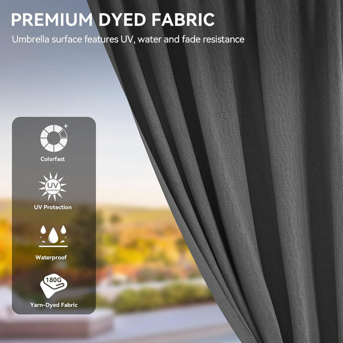 12X20FT Hard Top Metal Gazebo Patios Double Roof Canopy Aluminum Frame Garden Gazebo Tent Curtains Netting for Patios Backyards Decks Lawns Gray
