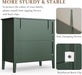 Dark Green Fluted ChestOfDrawers ThirtyTwoInchWide Sturdy