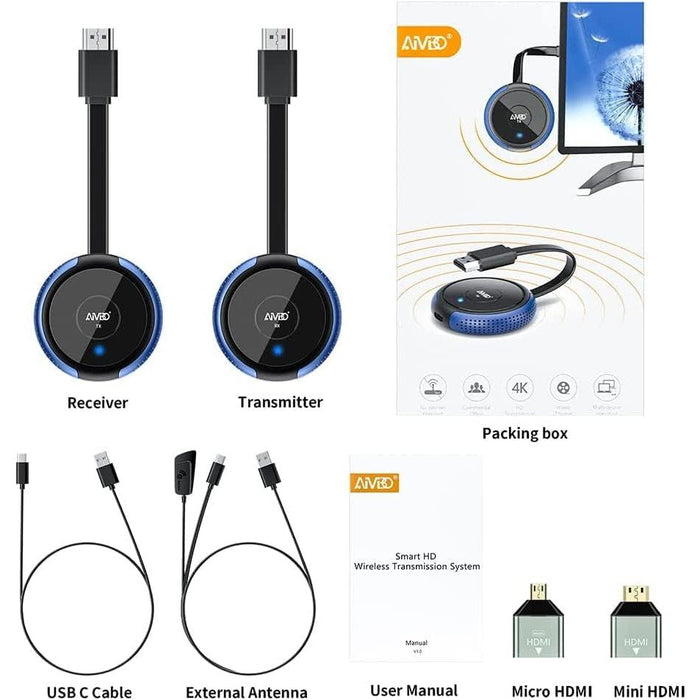 4K Wireless HDMI Transmitter/Receiver Kit