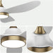 FortyTwoInches Contemporary Ceiling Fan With Dimmable LED