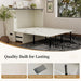 Rustic White Queen Size Murphy CabinetBed USBCharging