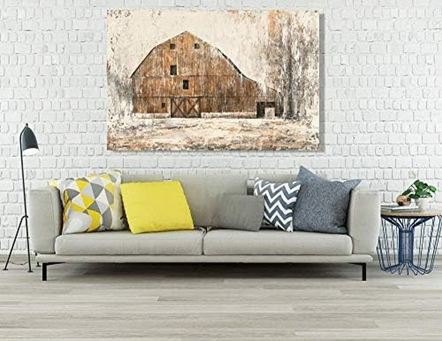 Large Farmhouse Rustic Wall Decor Canvas Wall Art Painting Pictures for Dinning Room