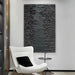 Art Hand-Painted Thick Texture Black Minimalist Oil Painting 45X30 Inchs Texture Abstract Painting Home Wall Decorative Art