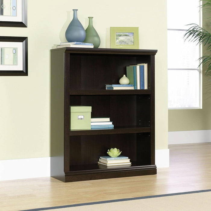 Miscellaneous Storage 3-Shelf Bookcase/ Book Shelf, Jamocha Wood Finish