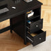 39.3" Desk with Drawers,Small Computer Desk for Home Office,Black