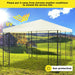 10 X 10 Feet Patio Gazebo Canopy Tent Garden Shelter