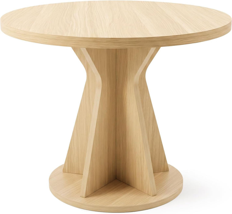 31'' round Dining Table for 4 People, Kitchen Table for Dining Room
