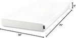 Twin Memory Foam Mattress, 5 Inch, Green Tea Infused, Medium-Firm