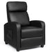 Recliner Massage Wingback Single Chair with Side Pocket