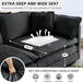 Grey Modular Sectional Sofa With Flexible Configuration