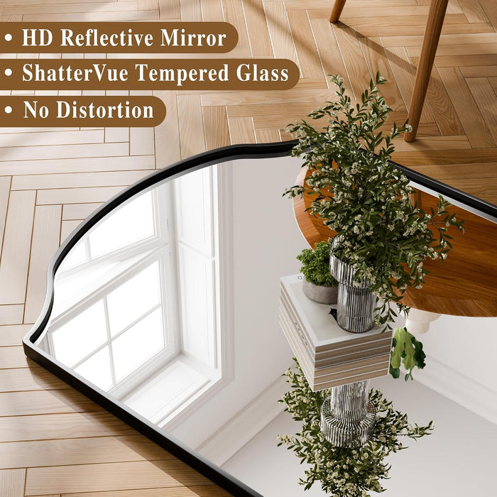 71"X32" Full Length Mirror with Unique Arched Design