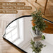 71"X32" Full Length Mirror with Unique Arched Design