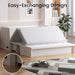 Queen Murphy Cabinet Bed With WhiteHighGlossFinish Mattress