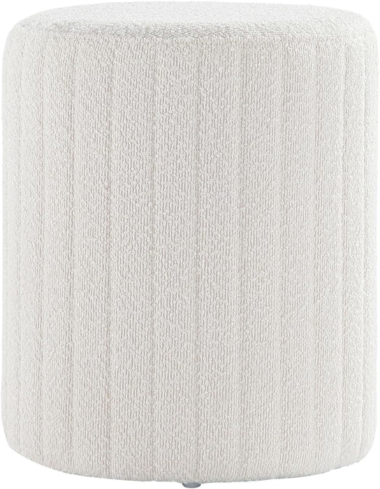 Modern round Ottoman with Soft Padded Seat, Multifunctional Vanity Chairs for Makeup, Upholstered Footrest Stool Ottoman Foot Stool for Living Room, Bedroom