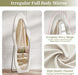 Full Length Mirror 63"X24", Irregular Flannel Floor Mirrors